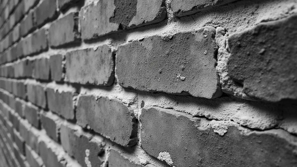 Brick wall cropped to highlight texture