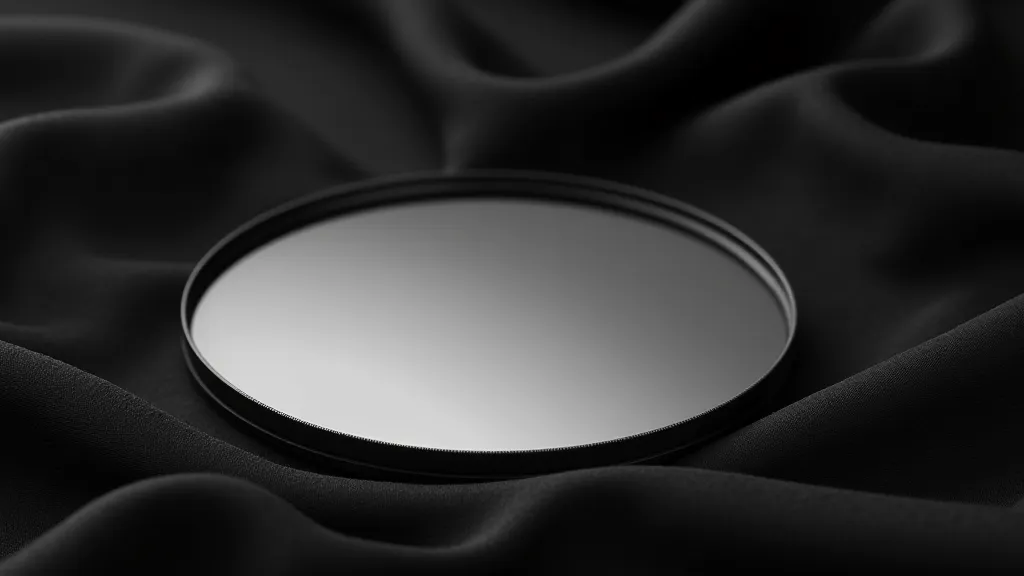 A black and white graduated filter