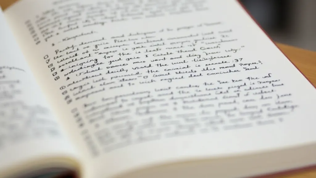Print logbook detailing printing experiments