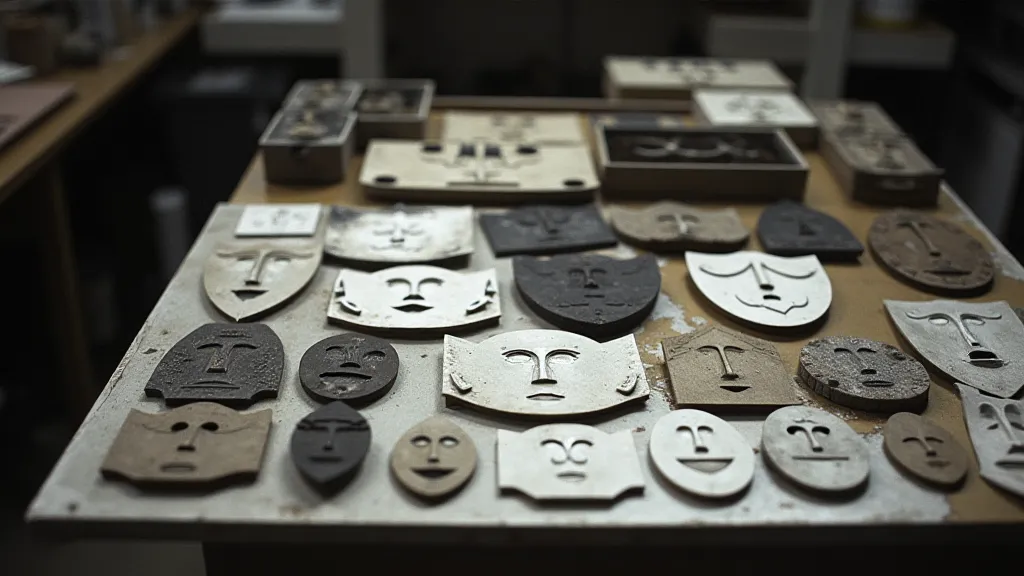 Collection of print masks
