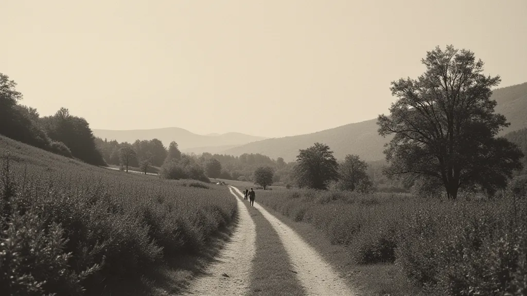 Landscape photo using selenium toner