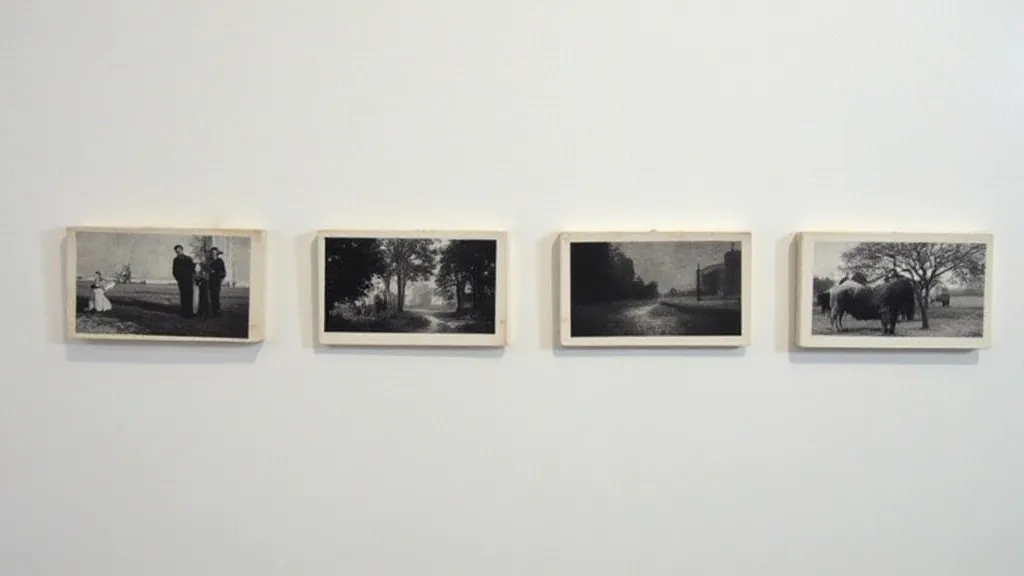Series of selenium toned prints