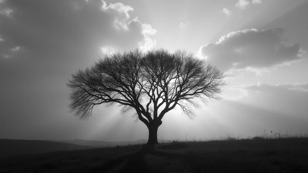 Tree cropped to square format